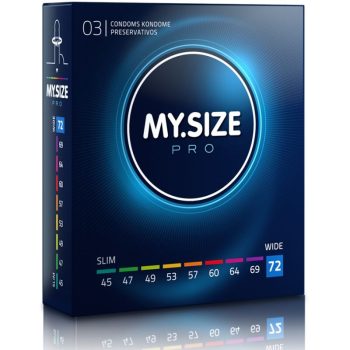 MY SIZE – prémium óvszer 72 mm, 3 dbos kiszerelés