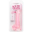 CALEX SIZE QUEEN DILDÓ - RÓZSASZÍN 20,3 CM - 7