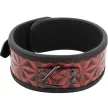 Begme Collar Vegan Leather Neoprene Lining BDSM Accessory Red