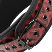 Begme Collar Vegan Leather Neoprene Lining BDSM Accessory Red