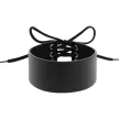 Coquette Chic Vegan Leather Choker BDSM Accessory Black One Size