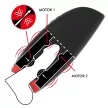 Jamyjob Novax Masturbator Vibrating 10 Modes 6 Suction Modes Waterproof Black