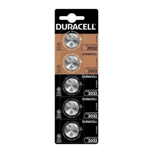 DURACELL - GOMBELEM LITIO CR2032 3V 5 DARAB