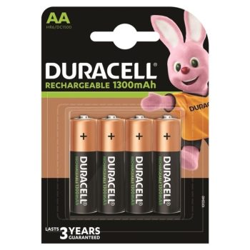 Duracell - újratölthető AA akkumulátor 1300mAh 4 db