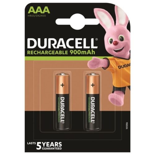 DURACELL - újratölthető akkumulátor HR03 AAA 900mAh 2 egység