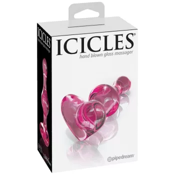 Icicles Glass Dildo Handmade Body Safe 7.9 cm