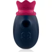 Vibrator clitoridian cu 10 moduri de supt și 10 de lins, waterproof, albastru