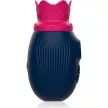 Vibrator clitoridian cu 10 moduri de supt și 10 de lins, waterproof, albastru