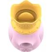 Intenzív Stimulator clitoridian 10 moduri de suctiune si limbare roz waterproof USB