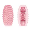 Pretty Love Masturbator dublu texturat roz flexibil waterproof compact