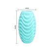Pretty Love Double Sided Masturbator Egg Reversible Textures Turquoise