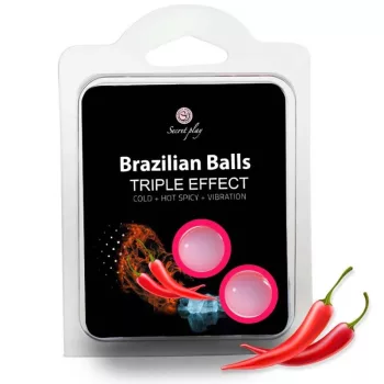 SECRETPLAY – háromsoros brazil golyók intim masszázshoz