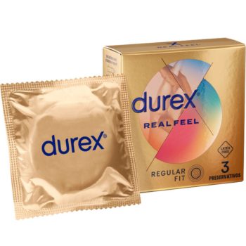 Durex - Prémium Real Feel óvszerek 3 db-os kiszerelésben