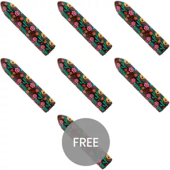   Custom Bullets Rechargeable Vibrating Bullet 10 Modes 6cm Magnetic USB Charging Set 6+1 Free