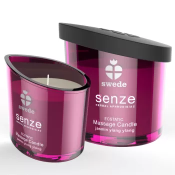   SWEDE Senze – érzéki masszázsgyertya jázminnal és ylang-ylanggal