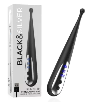 Black&Silver – izgató vibrátor elegáns dizájnnal