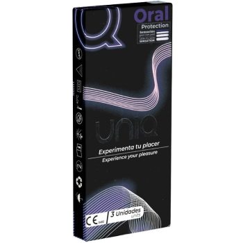 UNIQ - prémium latexmentes óvszerek (3 db)