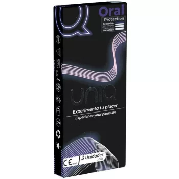 UNIQ - prémium latexmentes óvszerek (3 db)