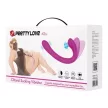 Pretty Love Vibrator și stimulator clitoridian 12 moduri 24,7 cm lila