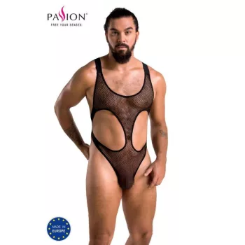 PASSION 040 BODY LEON BLACK – érzéki fekete body S/M