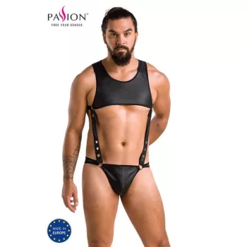 PASSION - 056 BODY Adam fekete L/XL - érzéki bodystocking