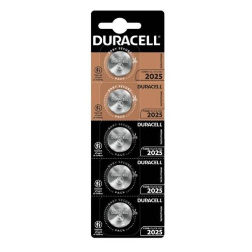 DURACELL - GOMBELEM LITIO CR2025 3V 5 DARAB