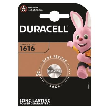 Duracell CR1616 – 3V litium gombelem egyesével