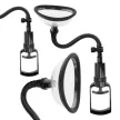Intense Vaginal Pump Manual Suction 2 Interchangeable Cups 8.5 cm