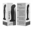 BLACK&SILVER – prémium szilikon fekete anális plug
