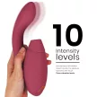 Womanizer Vibrator Dual stimulator Clitoral și G-Spot Bordeaux
