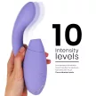 Womanizer Vibrator dual stimulator G-spot și clitoral 14 niveluri liliachiu