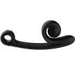 Snail Vibe Curve Vibrator Dual Motor G-Spot Stimulating Waterproof Black