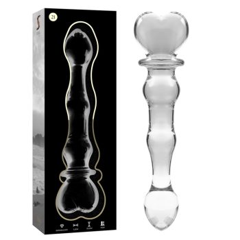   Ibiza Nebula Series - elegáns boroszilikát üveg dildo 20,5 cm