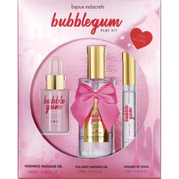  Bijoux Indiscrets Bubblegum – intim játék készlet olajjal és fényével