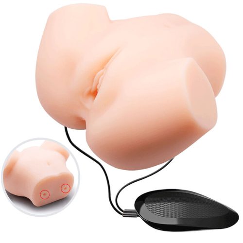 CRAZY BULL – valósághű vagina és végbél vibrátor