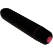Adrien Lastic Vibrator mini cu 10 moduri vibratii 9 cm negru impermeabil