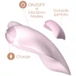Adrien Lastic Clitoral Stimulator Magnetic USB Rechargeable 8.7cm Pink