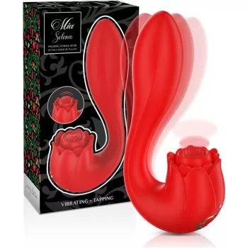 Mia Vibrator 7 Vibration 3 Pulsation Modes Waterproof Red