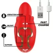Mia Vibrator 7 Vibration 3 Pulsation Modes Waterproof Red
