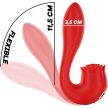MIA - SELENA STIMULÁTOR VIBRÁLÓ + KOPOGTATÓ PIROS - 5