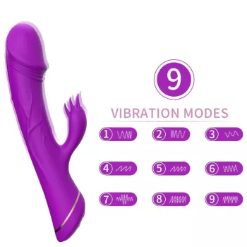 ARMONY – prémium szilikon nyúl vibrátor, lila