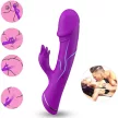 ARMONY - VIBRÁTOR VIBRÁTOR NYÚL SZILIKON SZILIKON LILA - 2