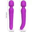 ARMONY - MISSZIÓS MASSZÍROZÓ ÉS VIBRÁTOR HŐHATÁS LILA - 2