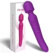 Armony Vibrator Massager Heat Effect 22cm Purple USB Rechargeable Waterproof