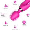 Armony Vibrator Rabbit 2x9 moduri vibrație USB reîncărcabil Fucsia 23 cm