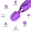 Armony Rabbit Vibrator Dual Stimulation 2x9 Modes Waterproof Purple