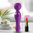 Armony Small Vibrator 9 Modes Waterproof USB Rechargeable Purple