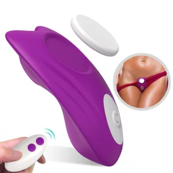  Armony Wearable Panties Vibrator Dual Motor 9 Modes USB Rechargeable Purple