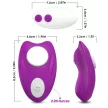 Armony Wearable Panties Vibrator Dual Motor 9 Modes USB Rechargeable Purple