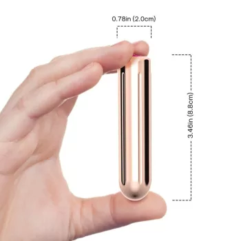   Armony Vibrating Bullet 9 Modes USB Rechargeable Waterproof 8.8 cm Gold